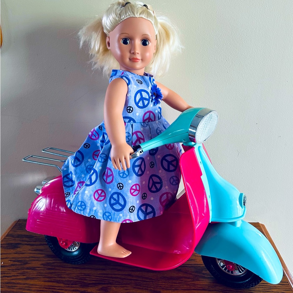Our Generation Doll & Scooter